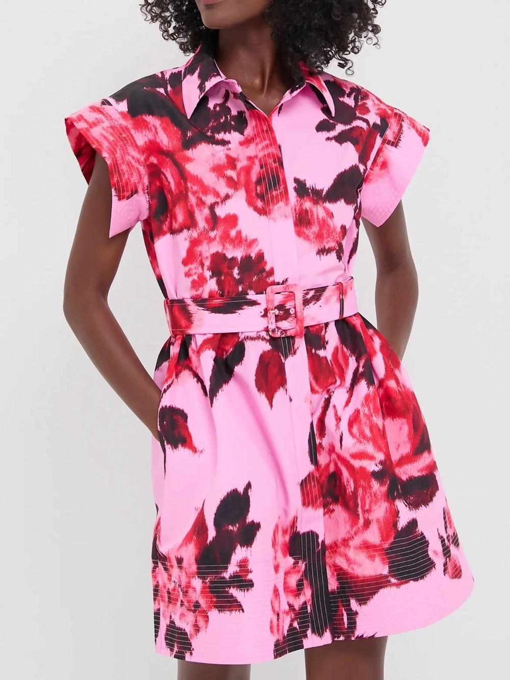 Tuckernuck Cerise Blossom Mini Chloe dress